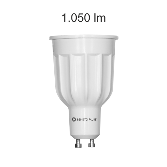 Bombilla GU10 led Power 12w fría Beneito Faure