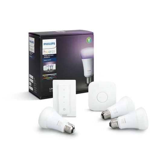 Starter kit HUE E27 blanco y color