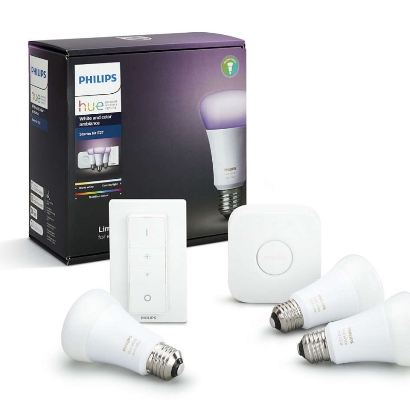 Starter kit HUE E27 blanco y color
