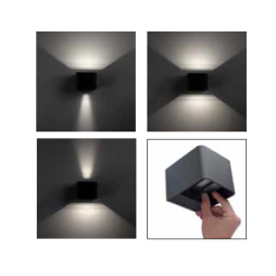 Aplique Wilson pequeño gris urbano 3000K Leds C4