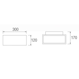 Aplique antracita Afrodita Leds C4