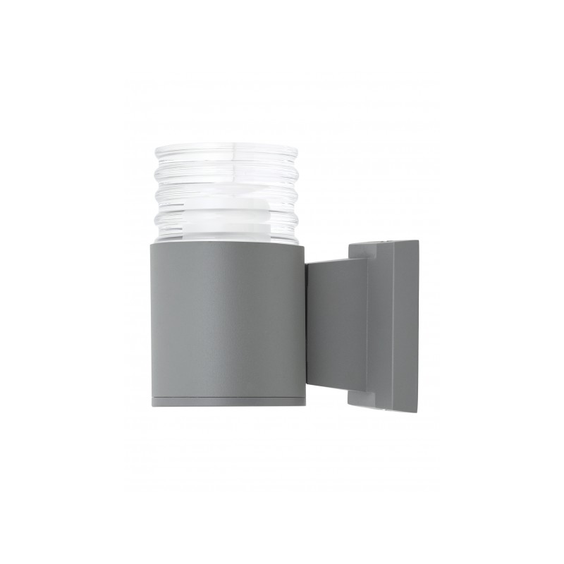 Aplique de exterior Puerto Rico gris 9W LED 4000K Fabrilamp