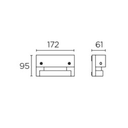 Aplique LED Finestra Leds C4