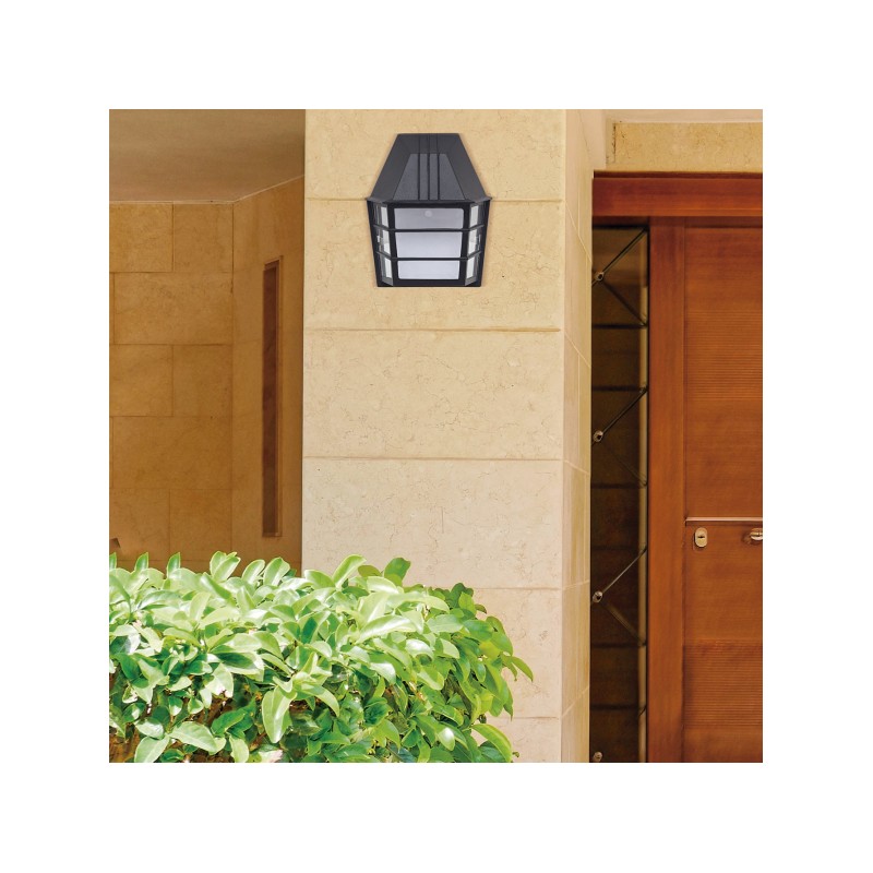 Aplique de exterior Lavanda negro Fabrilamp