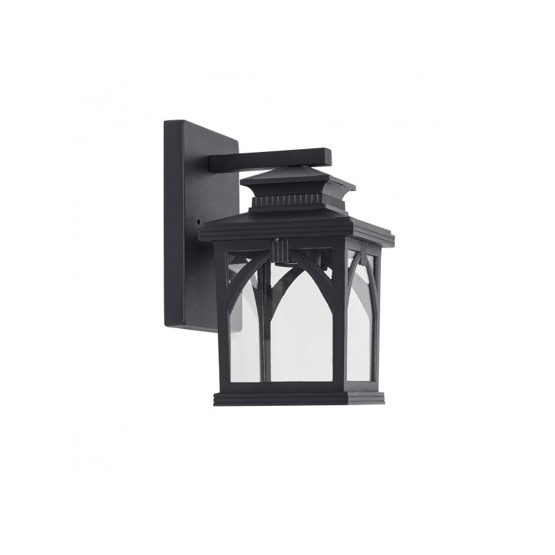 Aplique de exterior Hiedra negro Fabrilamp