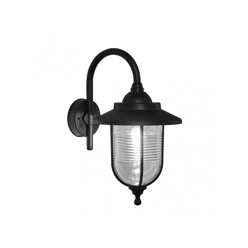 Aplique de exterior Canela negro Fabrilamp