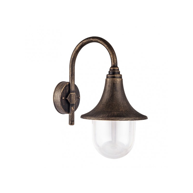 Aplique de exterior Hinojo oro viejo Fabrilamp