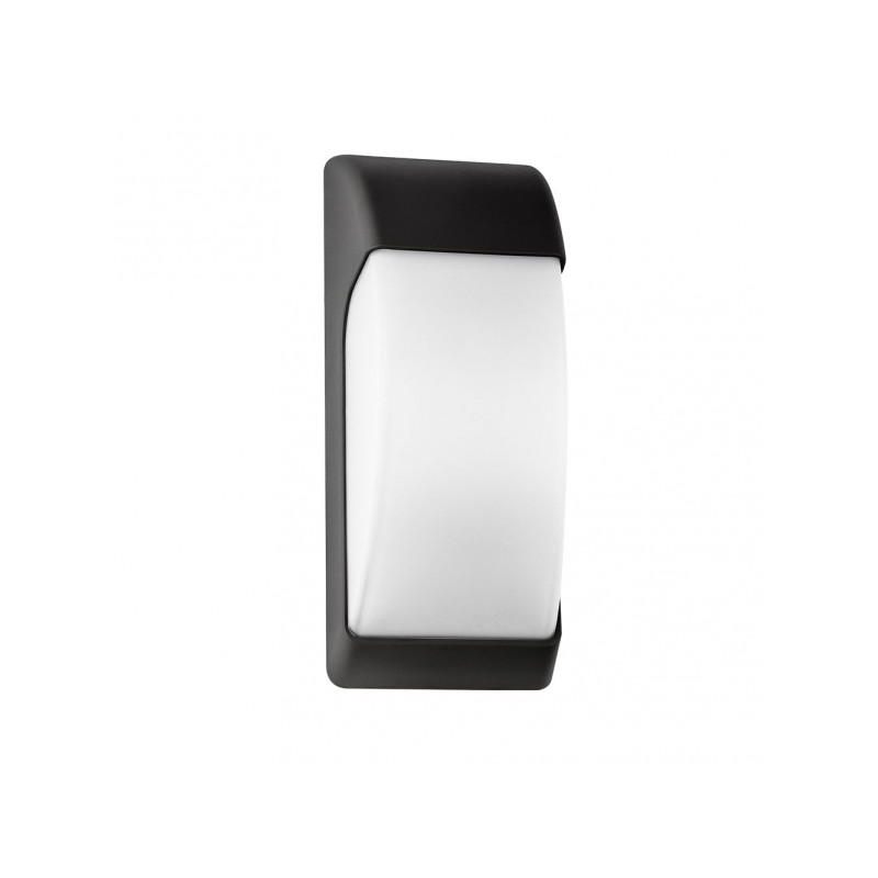 Aplique de exterior Espelta negro Fabrilamp