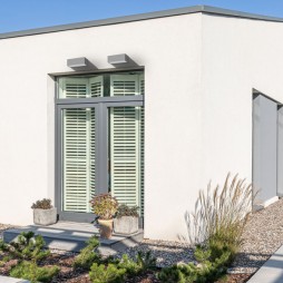 Aplique de exterior Masala gris Fabrilamp