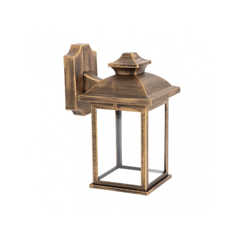 Aplique de exterior Alcandia oro viejo Fabrilamp