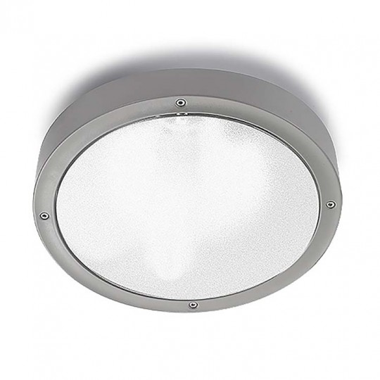 Plafón de techo exterior gris Basic Leds C4