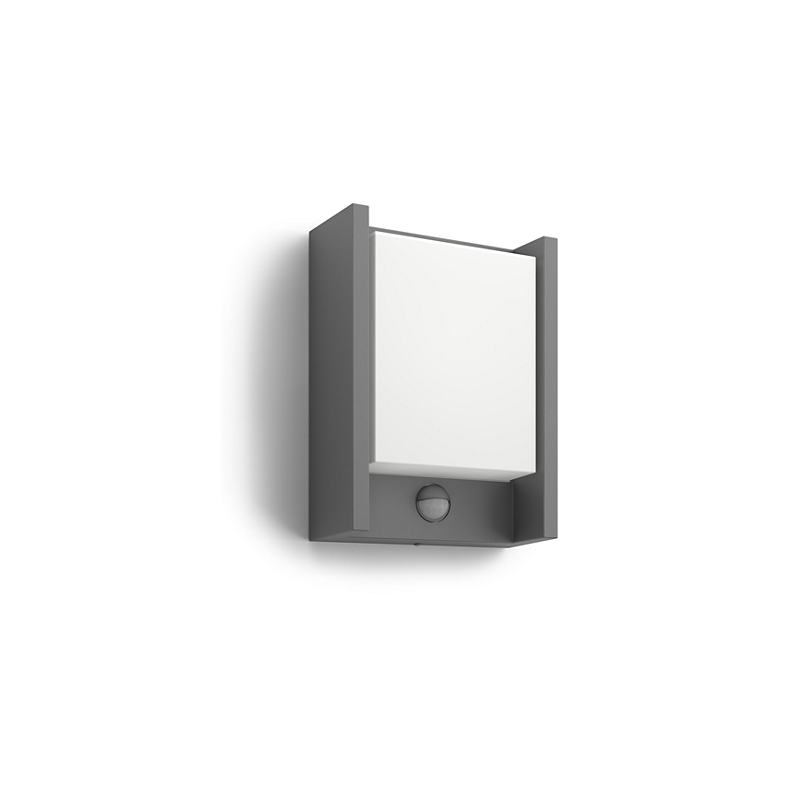 Aplique exterior Arbour con sensor antracita Philips