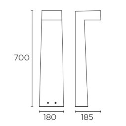 Baliza Simenti Leds C4
