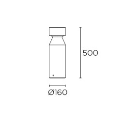 Baliza LED Row 50cm Leds C4