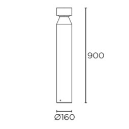 Baliza LED Row 90cm Leds C4 