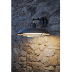 Aplique Plec marrón envejecido Faro