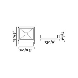 Proyector Karl LED 13.5W 3000K Faro