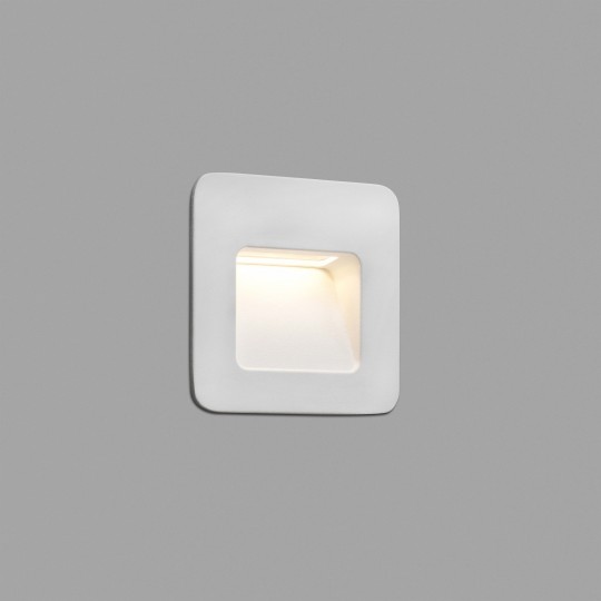 Empotrable de pared de exterior Nase-1 LED blanco Faro