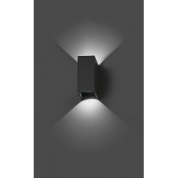 Aplique de exterior Blind gris oscuro Faro