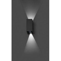 Aplique de exterior Blind gris oscuro Faro