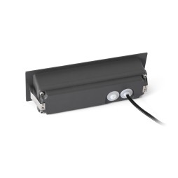 Empotrable de pared exterior Nat LED gris oscuro Faro