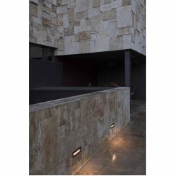 Empotrable de pared exterior Nat LED gris oscuro Faro