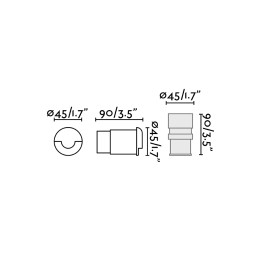 Empotrable exterior Kane-1 Faro