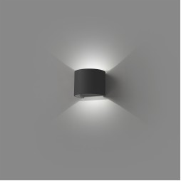 Aplique de exterior Sunset gris oscuro Faro