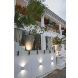 Aplique de exterior Ling blanco Faro