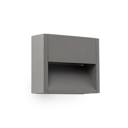 Aplique de exterior Grada-1 gris oscuro Faro