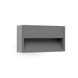 Aplique de exterior Grada-2 gris oscuro Faro