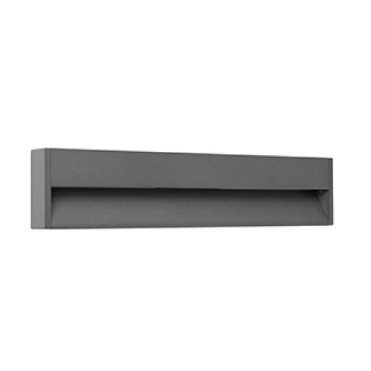 Aplique de exterior Grada-3 gris oscuro Faro