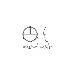 Aplique de exterior Timon Faro