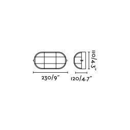 Aplique de exterior Cabo Faro