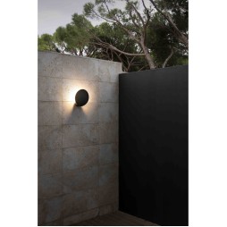 Aplique exterior Lotus gris oscuro Faro