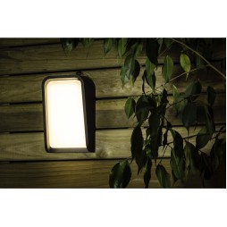 Aplique de exterior Mask gris oscuro Faro