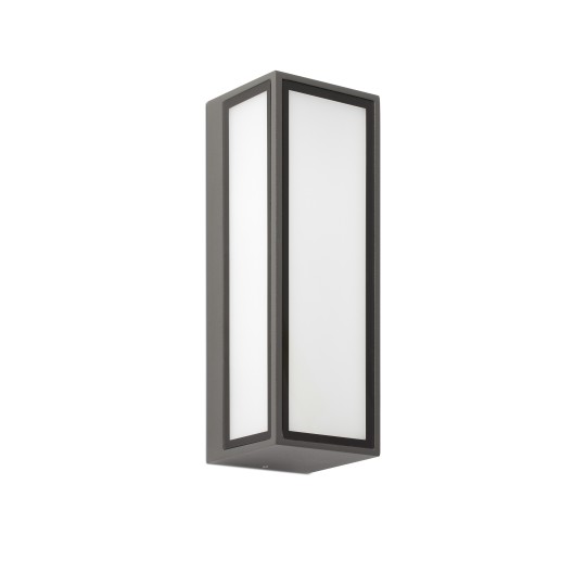 Aplique de exterior Pivot gris oscuro Faro