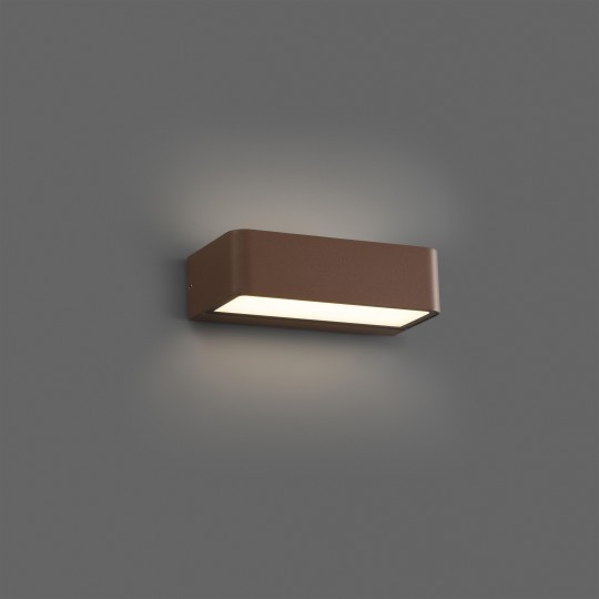 Aplique de exterior Takua LED 10W marrón Faro