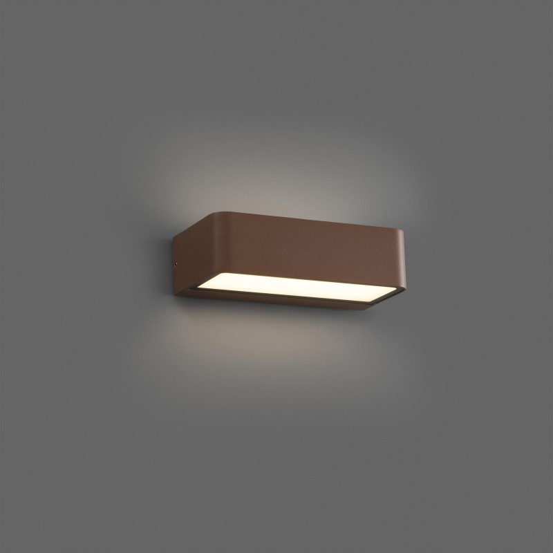 Aplique de exterior Takua LED 10W marrón Faro