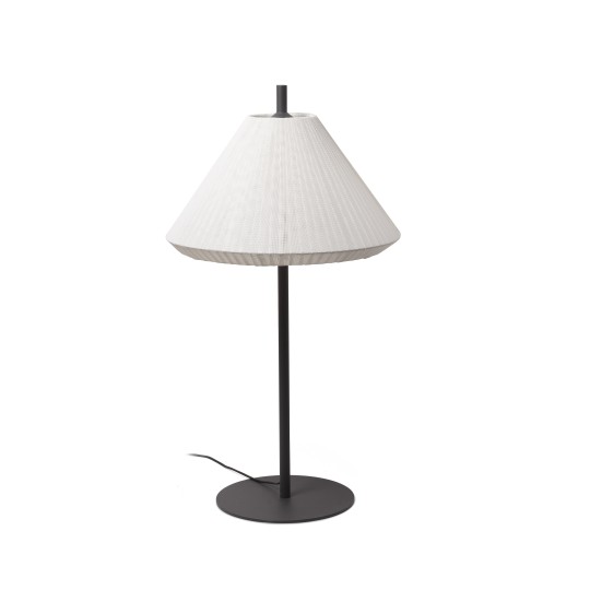 Lampara de pie de exterior Saigon gris/blanco 1mt T70 Faro