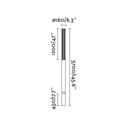 Farola Screen 3.7mt 4000k Faro