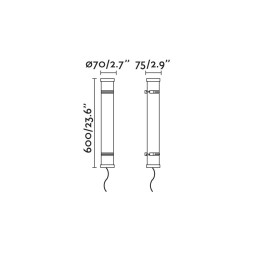 Aplique/plafón Scuba LED 20W Faro