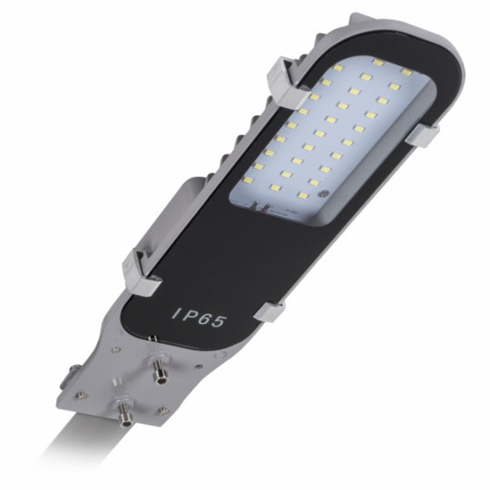 Farola solar Pasteur gris/negro 15W LED Fabrilamp