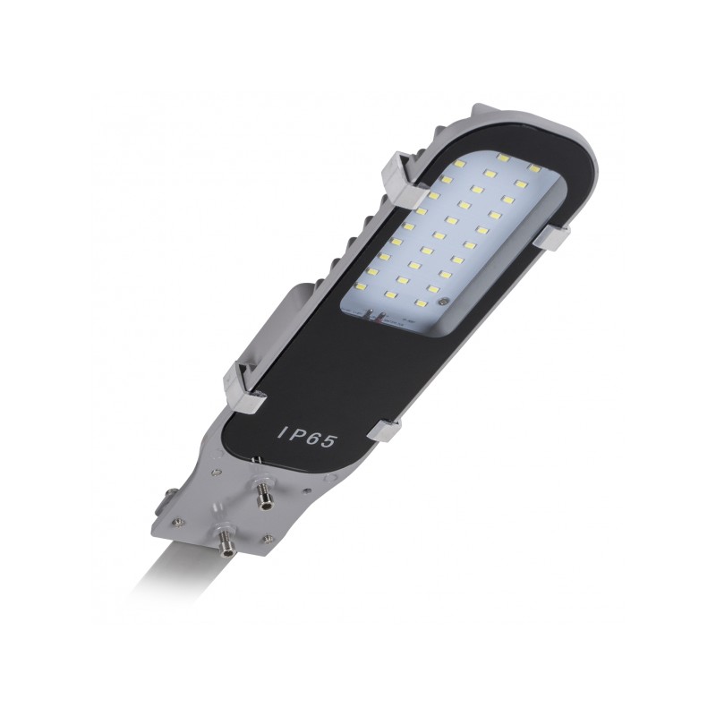 Farola solar Pasteur gris/negro 15W LED Fabrilamp