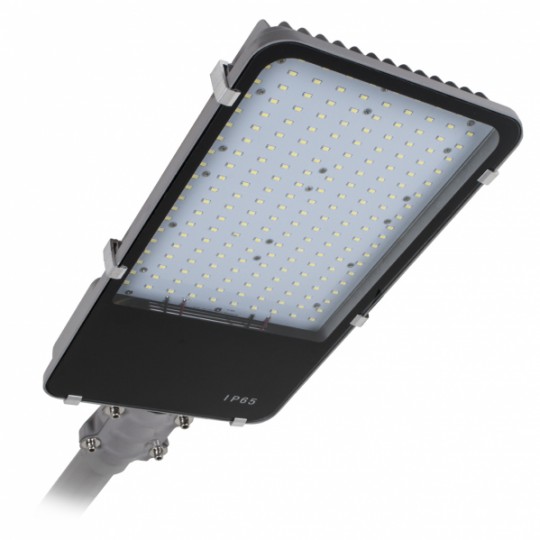 Farola solar Pasteur gris/negro 100W LED Fabrilamp
