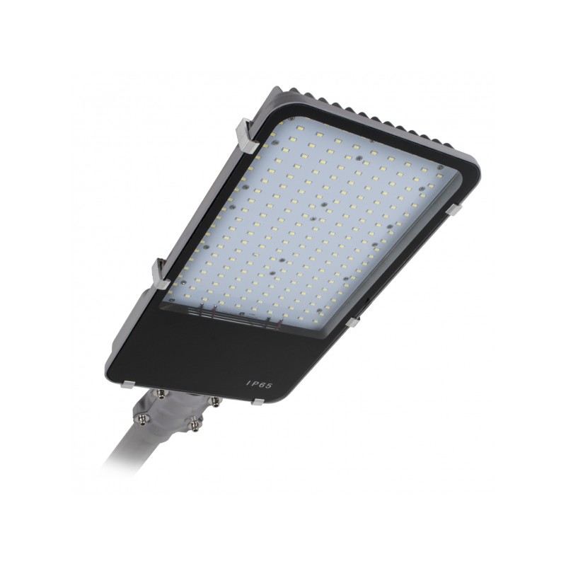Farola solar Pasteur gris/negro 100W LED Fabrilamp