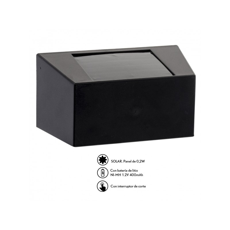 Aplique solar Quartino 6000K Fabrilamp