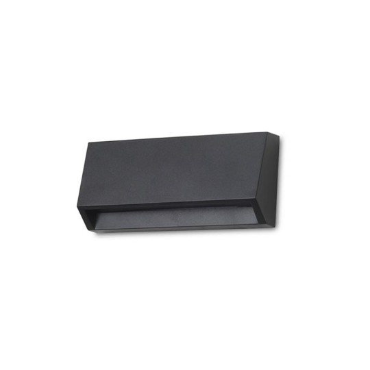 Aplique de exterior luz indirecta Grove rectangular 10cm Forlight