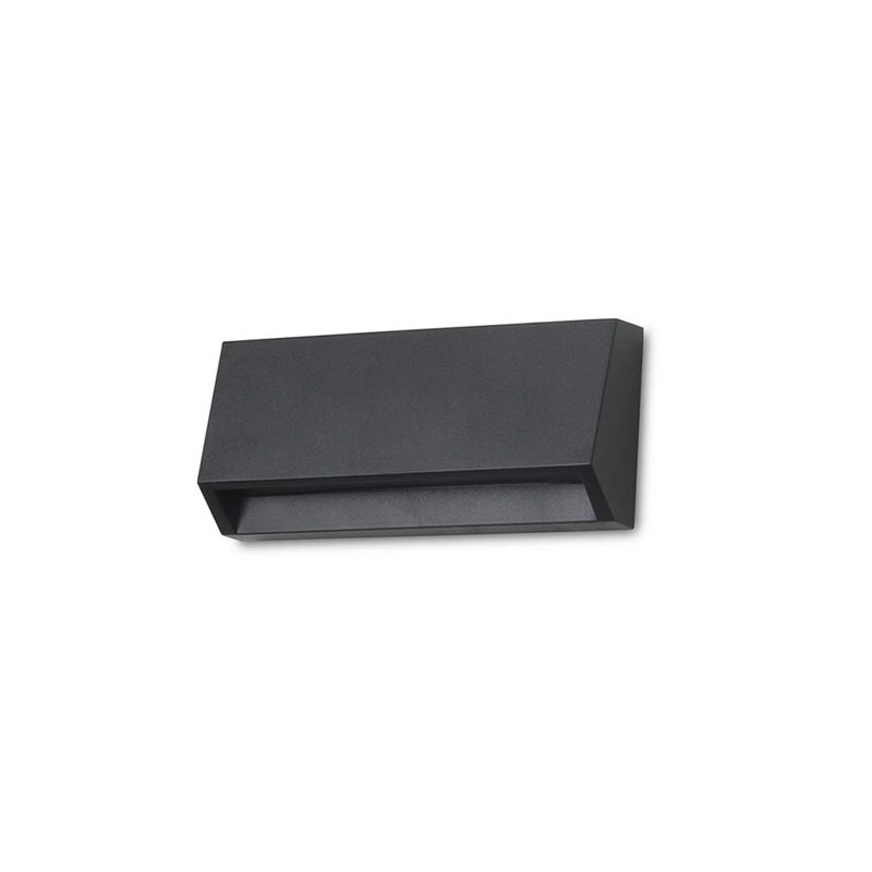 Aplique de exterior luz indirecta Grove rectangular 10cm Forlight