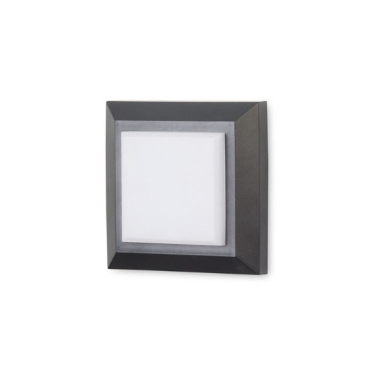 Aplique de exterior Grove cuadrado Forlight